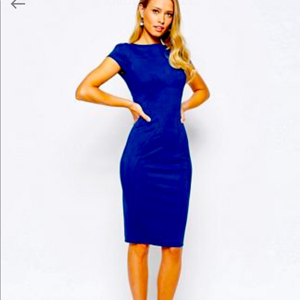 Closet London Blue Dress